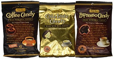 Bali&#39;s Best Coffee, Espresso and Latte Candy Three Pack, 5.3oz