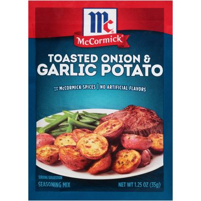 McCormick Toasted Onion &amp; Garlic Potato Seasoning Mix, 1.25 oz