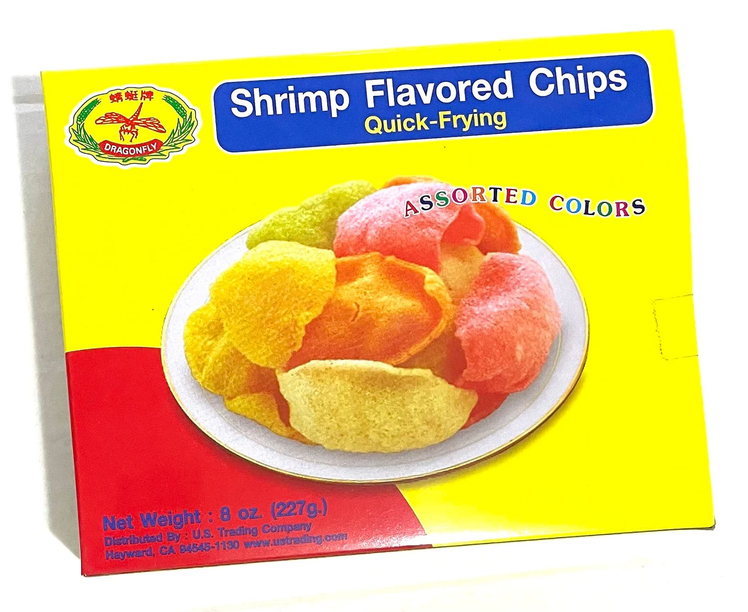 Shrimp Chips - Asian Colored Shrimp Snacks (to cook) - Uncooked Quick Frying - Thailand