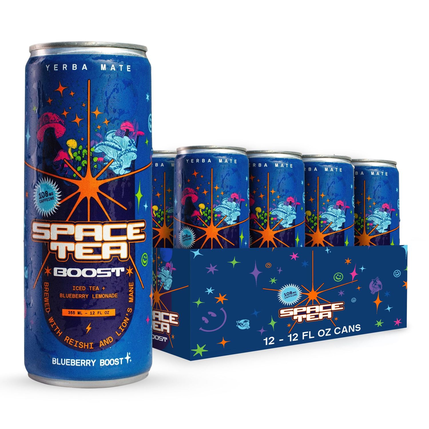 Space Tea Blueberry Lemonade &amp; Iced Tea Beverage - 108mg