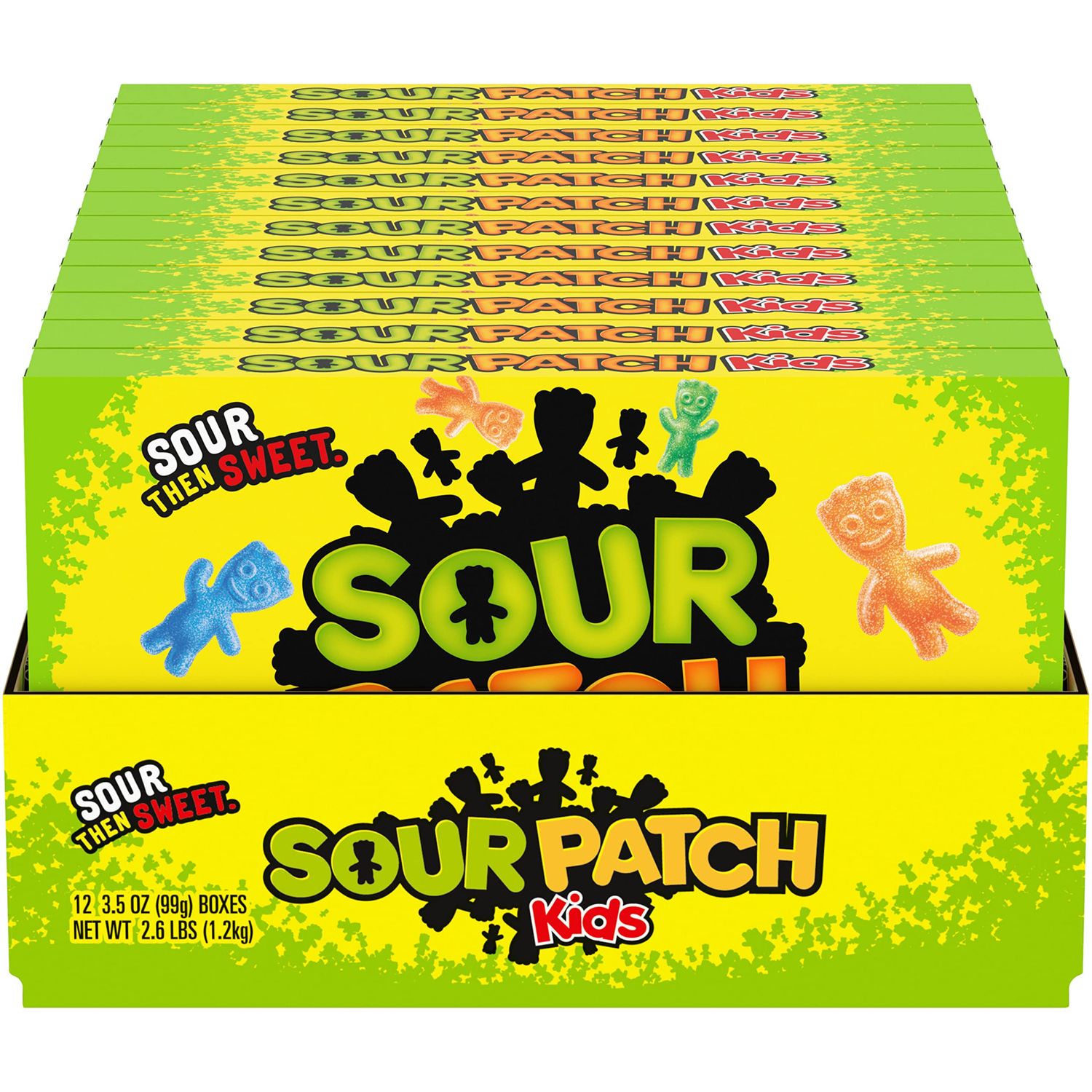 SOUR PATCH KIDS Soft &amp; Chewy Candy, Bulk Candy, 12 - 3.5 oz Boxes