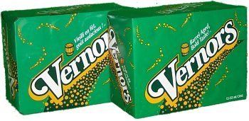 Vernors Ginger Flavored Drink, 6 Cans, 6 Ounces Each