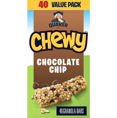 QUAKER CHEWY Chocolate Chip Granola Bars, 960g/33.9 oz., (40 Count) {Imported from Canada}