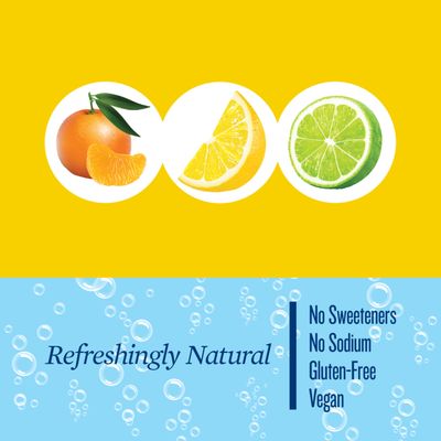 Polar Seltzer Water Citrus Variety Pack, 12 fl oz cans, 18 pack