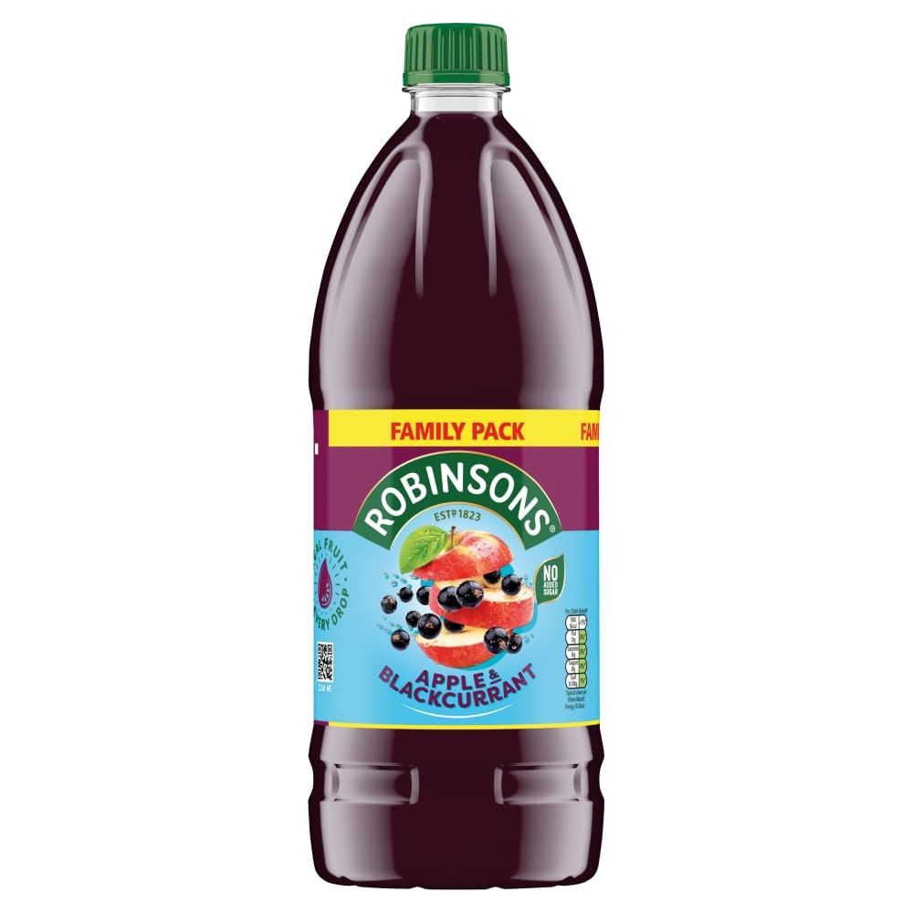 Robinsons Apple &amp; Blackcurrant No Added Sugar Squash 2L