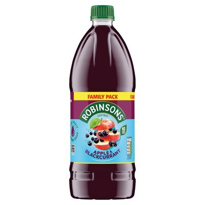 Robinsons Apple &amp; Blackcurrant No Added Sugar Squash 2L