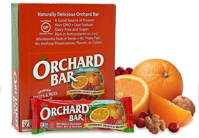 Orchard Bars Non-GMO Fruit &amp; Nut, Cranberry Orange Walnut, 1.4 Oz, 12 Count, Pack of 9