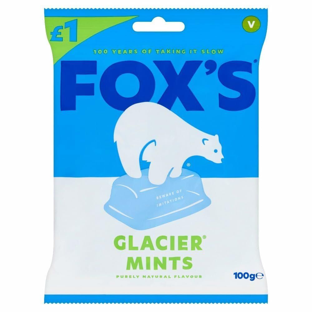 Foxs Glacier Mints Bag 3.52 Ounce