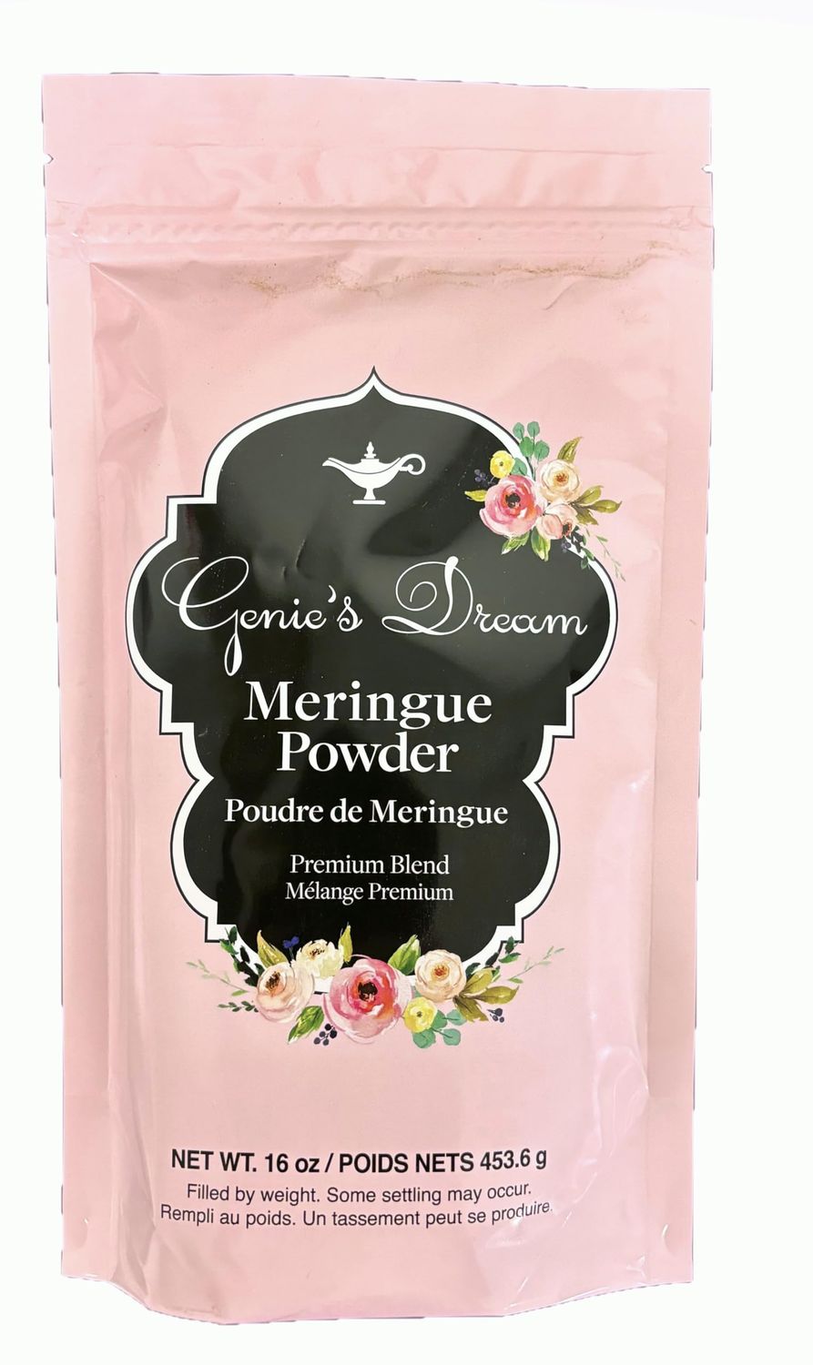 Genie&#39;s Dream Premium Meringue Powder, 16oz (1lb) pouch