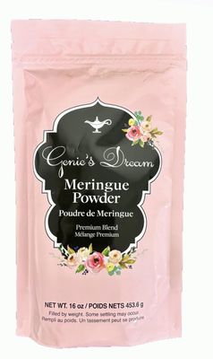 Genie&#39;s Dream Premium Meringue Powder, 16oz (1lb) pouch