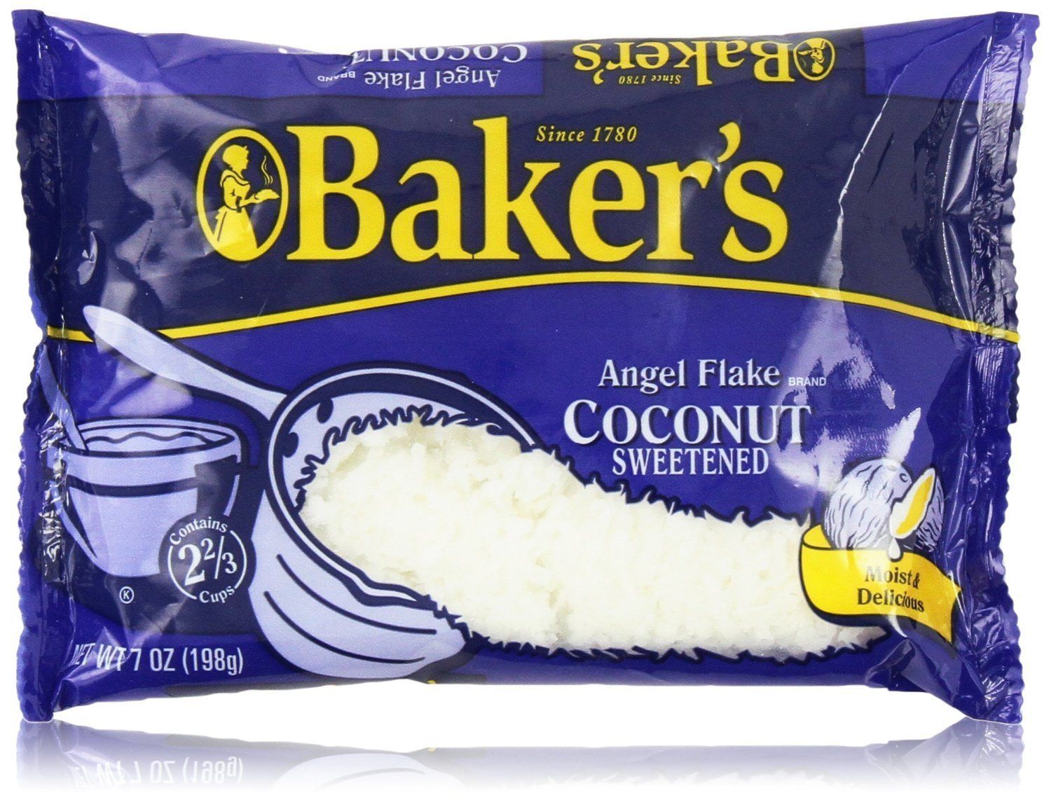 Baker&#39;s Angel Flake Coconut Sweetened 7 Ounce