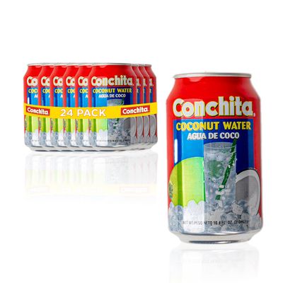 Conchita Coconut Water - Refreshing Tropical Drink - 10.4 oz (Pack of 24)