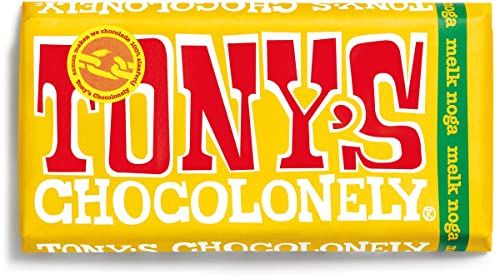 Tony&#39;s Chocolonely Milk Chocolate with Nougat 180 g