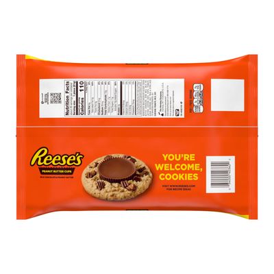 REESE'S Milk Chocolate Snack Size Peanut Butter Cups, Christmas Candy Jumbo Bag, 19.5 oz
