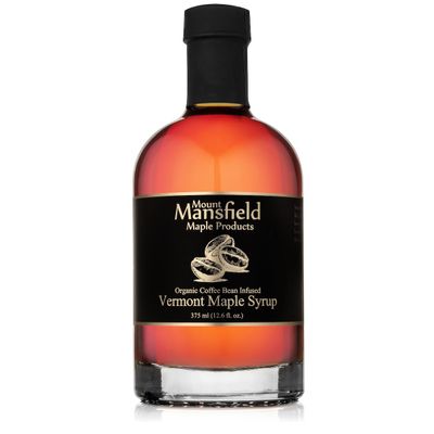 Mansfield Maple Certified Organic Coffee Bean Infused Vermont Maple Syrup 375ml