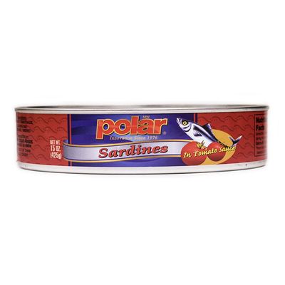 MW Polar Sardines, Tomato Sauce, 15-Ounce (Pack of 12)