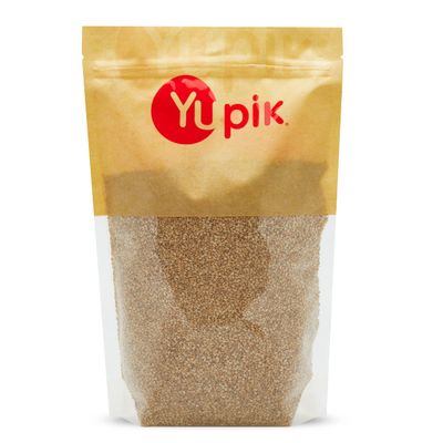 Yupik Natural Sesame Seeds, 2.2 lb, Gluten-Free, GMO-Free, Kosher, Vegan, Raw, Unroasted, Unsalted, Plant-Based Protein, Source of Fiber &amp; Iron, Ideal for Topping, Cooking &amp; Baking