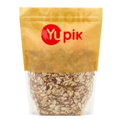 Yupik Sliced California Almonds With Skins, 2.2 lb, Unblanched, Gluten-Free, Kosher, Raw, Good Source Of Protein, Fiber, Iron &amp; Calcium, Low In Carb, Pack of 1