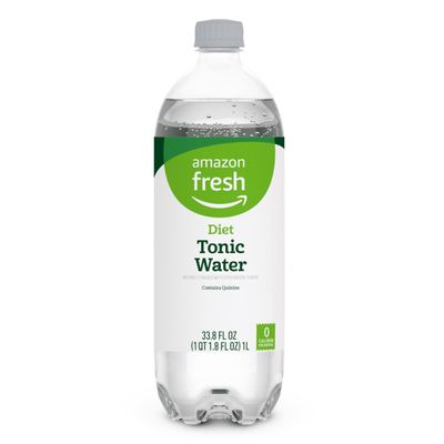 Amazon Fresh, Diet Tonic Water, 33.8 Oz