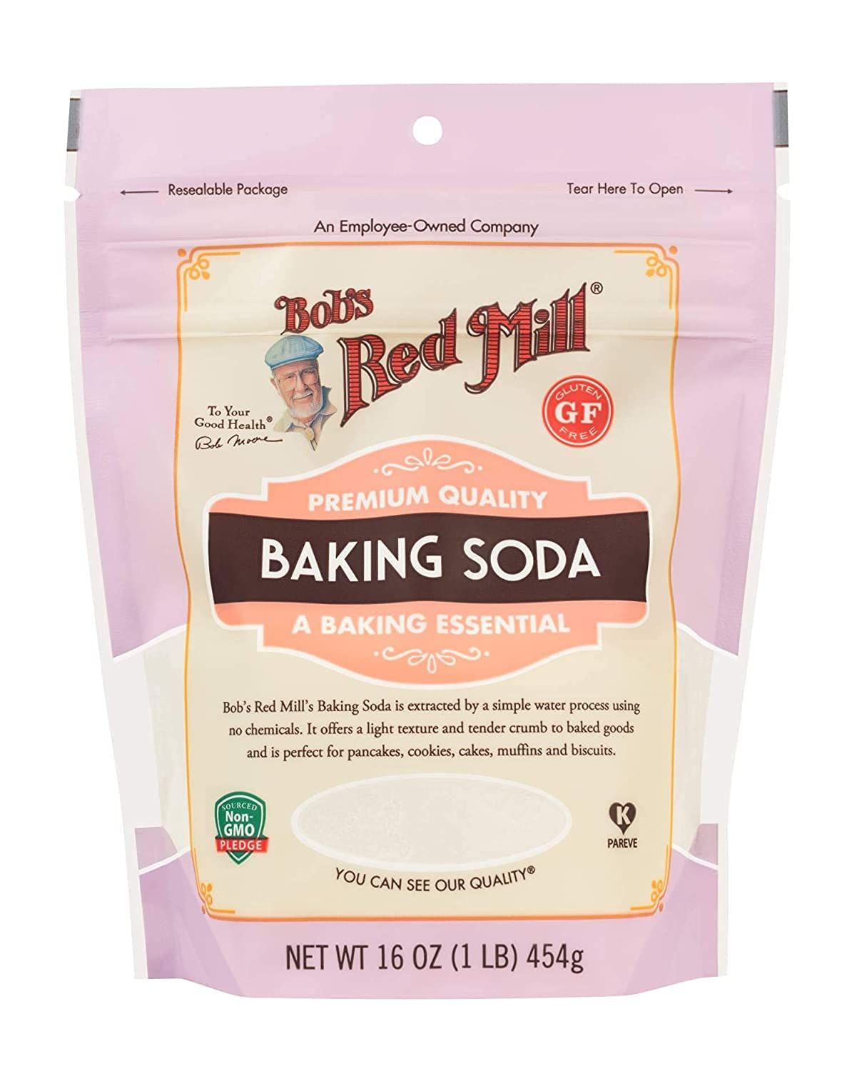 Bob&#39;s Red Mill Baking Soda, 16 Oz (Pack of 2)