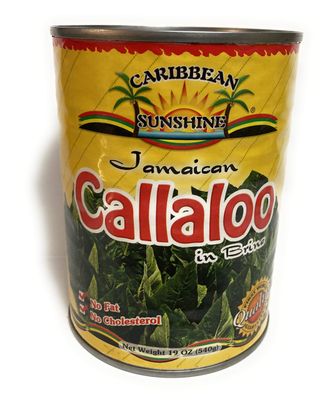 JAMAICAN CALLALOO IN BRINE 19 OZ (1 CAN)