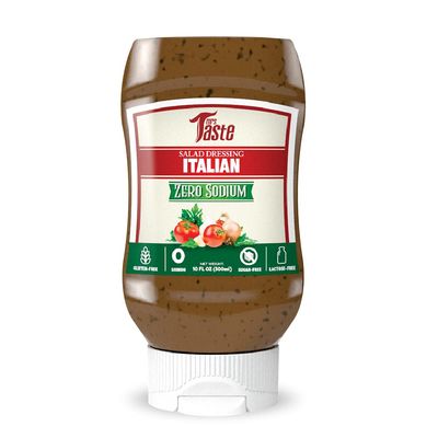 Mrs Taste Sugar Free Onion &amp; Garlic Salad Dressing, Zero Calories, Zero Sodium, Zero Sugar, High Fiber, Keto Friendly, Paleo Friendly, Condiments and Sauces (Italian)