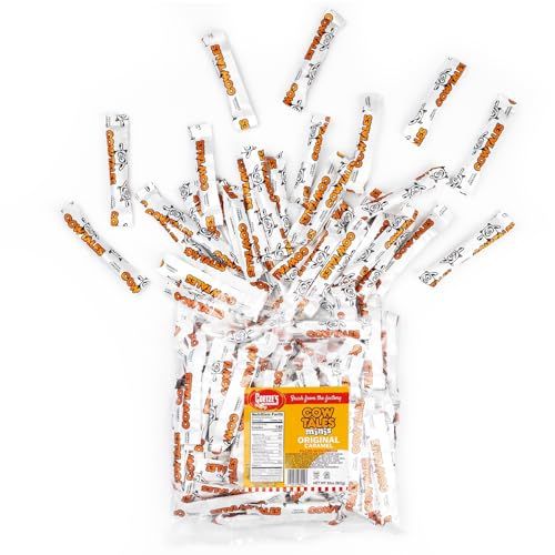 Goetze&#39;s Candy Vanilla Cow Tales Minis - 2 Pound Bag (32 Ounces) - Fresh from the Factory