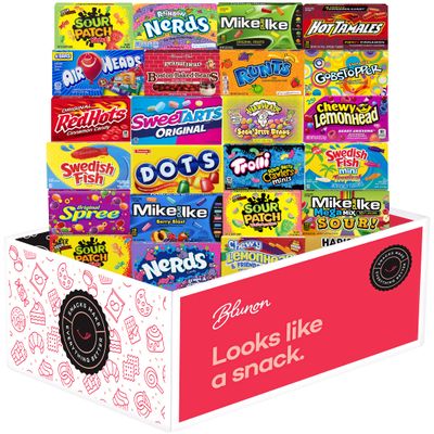 Movie Theater Candy - Assorted Candy Variety Pack - 24 Large Theater Size Boxes - Bulk Care Package Gift Box (Pack of 24)