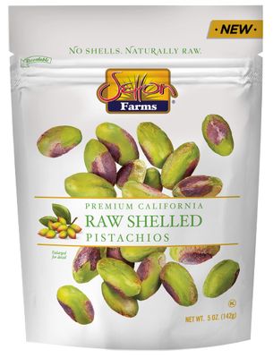 Setton Farms Naturally Raw Shelled Pistachios, No Shell, Non-GMO Project Verified, Certified Gluten Free, Vegan and Kosher, Heart Healthy Snack, 5 Oz. (Also perfect for making Dubai Chocolate)