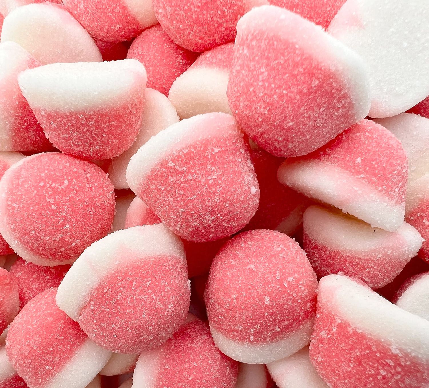 Strawberry Puffy Gummy Candy - Bulk Pack 2 Pounds - Pink Sweets