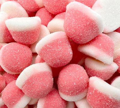 Strawberry Puffy Gummy Candy - Bulk Pack 2 Pounds - Pink Sweets