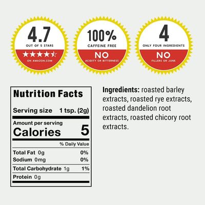 Dandy Blend Instant Herbal Beverage with Dandelion - Organic 3.53 oz (Pack of 2)