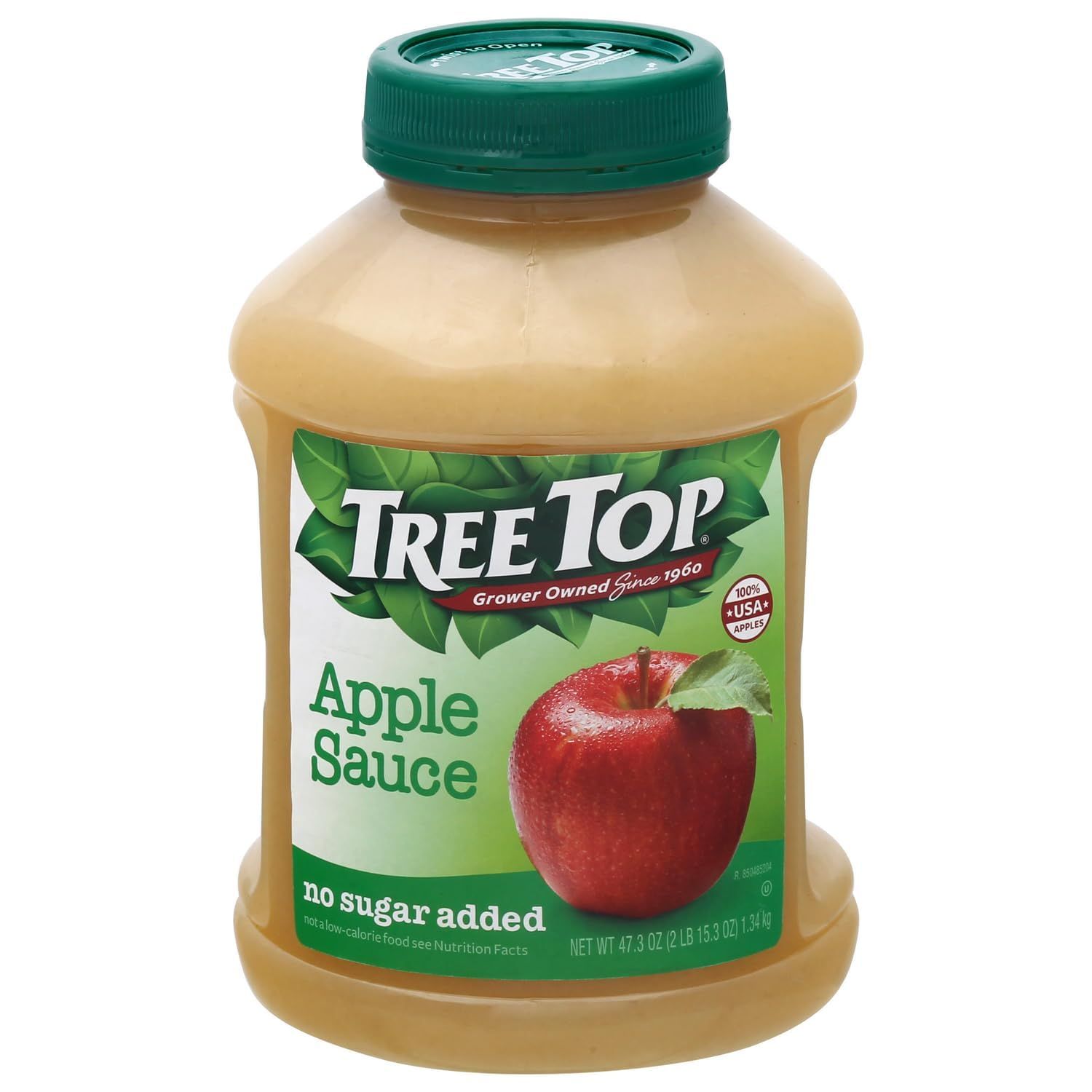 Tree Top No Sugar Added Apple Sauce, 47.3 Oz (Pack of 1)