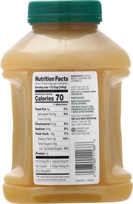 Tree Top No Sugar Added Apple Sauce, 47.3 Oz (Pack of 1)