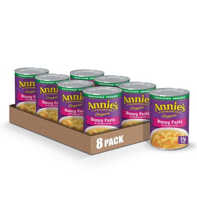 Annie&#39;s Organic Bunny Pasta &amp; Chicken Broth Soup, 14 oz. (Pack of 8)