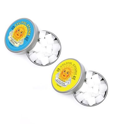 Xylitol Stone | Delicious Sugar-Free Candy | Pure Finnish Xylitol Mints | Unique Hard SET of 2 (Original+Lemon)