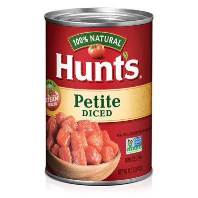 Hunt&#39;s Petite Diced Tomatoes, 14.5 oz, 12 Pack