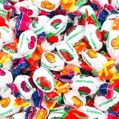 Assorted Fruit Hard Candy Individually Wrapped (1 Pound Bag - Approx. 80 Count)