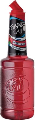 Finest Call Premium Cranberry Juice Cocktail Drink Mix, 1 Liter Bottle (33.8 Fl Oz)