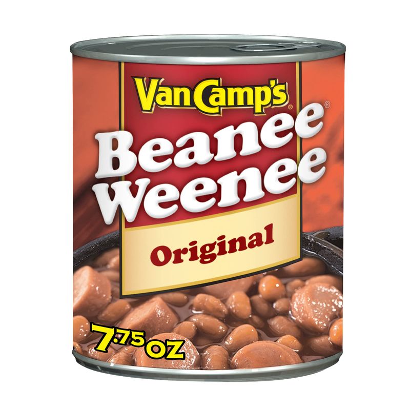 Van Camp&#39;s Original Beanee Weenee, Canned Food, 7.75 OZ (5200031118)
