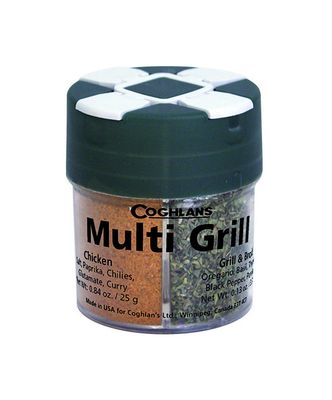 Coghlan&#39;s Multi-Grill Spice and Herb Assortment Shaker (Seafood, Pepper Steak, Chicken, Grill &amp; Boil) 0.84 Ounce (Pack of 1)