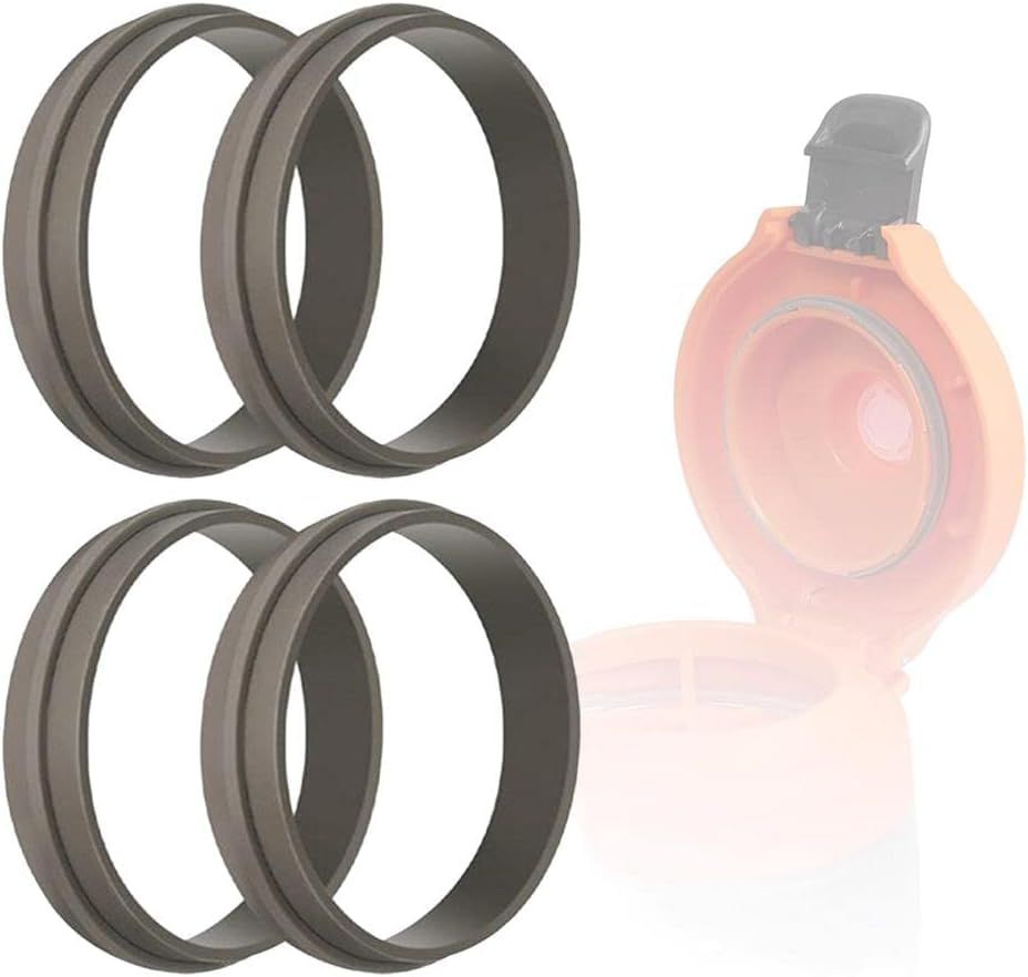 4pcs Replacement Gasket for Gatorade Water Bottle Silicone Lid Seal Ring Replacement Accessories Part for Gatorade Gx Kitchen and Dining