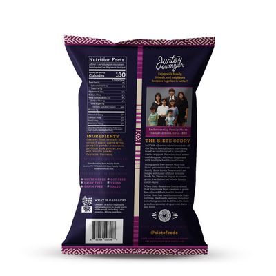 Siete Grain Free Cinnamon Churro Strips, 5 oz Bag (1 Pack) - Dairy Free, Paleo, Vegan, Non-GMO, Gluten Free