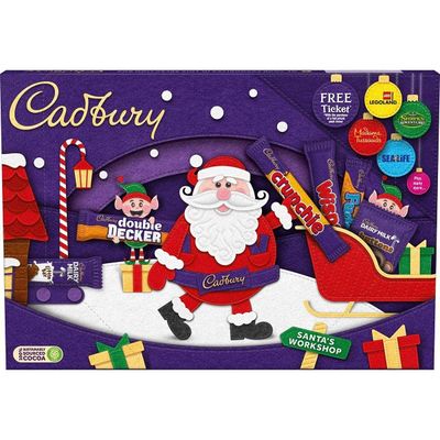 Cadbury Medium Santa Chocolate Selection Box 125g (Pack of 1)