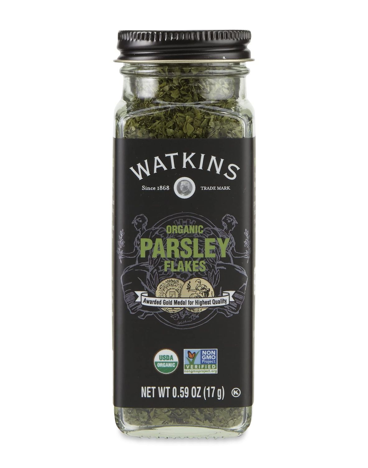 Watkins Gourmet Organic Spice Jar, Parsley Flakes, Non-GMO, Kosher, 0.59 Ounce Jar, 1-Pack