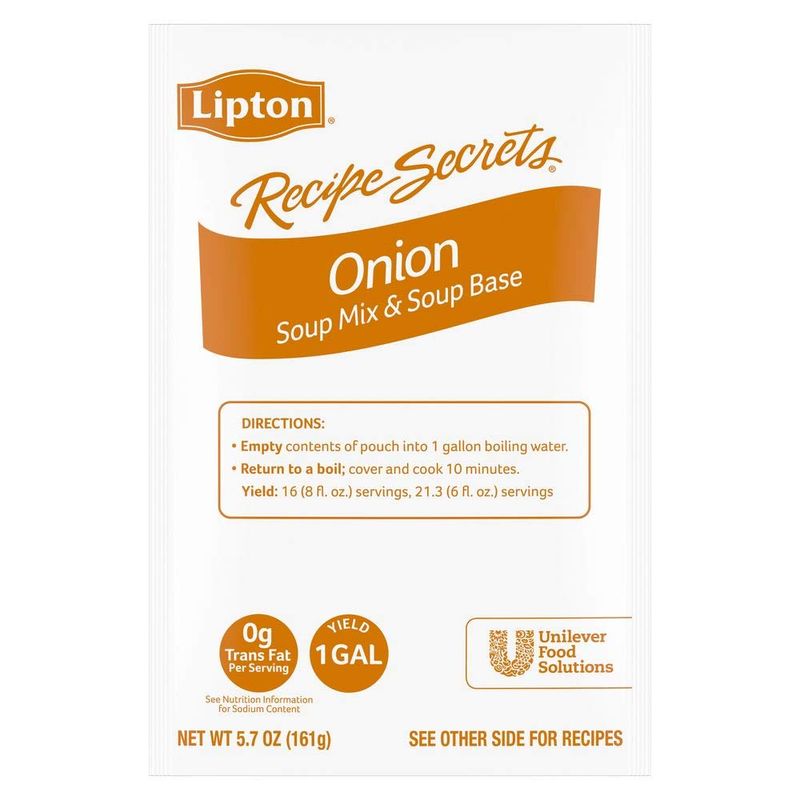 Lipton Onion Soup Mix 0g Trans Fat, 5.7 oz, Pack of 12