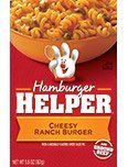 Betty Crocker, Hamburger Helper, Cheesy Ranch Burger, 5.9oz Box (Pack of 6)
