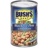 Bush&#39;s Blackeye Peas 15.5oz Cans (Pack of 6) (with Snaps)