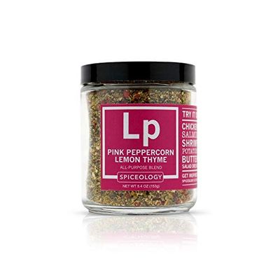 Spiceology - Pink Peppercorn Lemon Thyme All-Purpose Blend - Lemon Pepper Seasoning - 5.4 oz