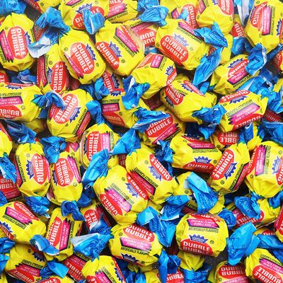 Global Gumball Bubble Gum, Original Flavor, Chewing Gum - 50 Pcs Twist Wrapped Gum - 12 Oz Individually Wrapped Bubblegum - Chewing Bubble Gum